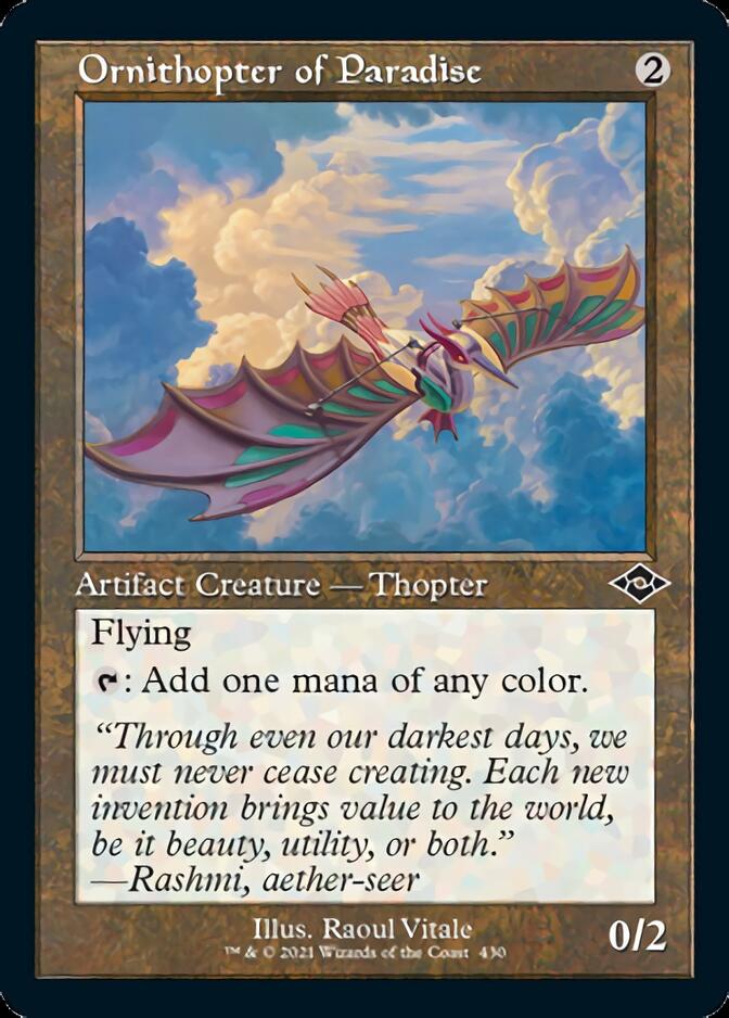 Ornithopter of Paradise (Retro Foil Etched) [Modern Horizons 2] | Exor Games Bridgewater