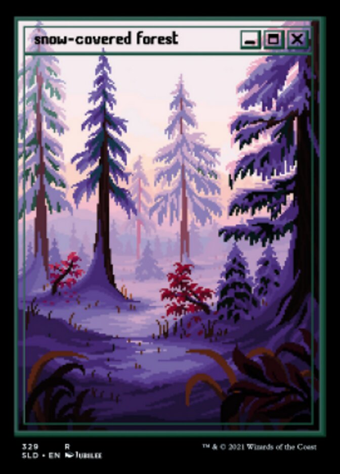 Snow-Covered Forest (329) [Secret Lair Drop Series] | Exor Games Bridgewater