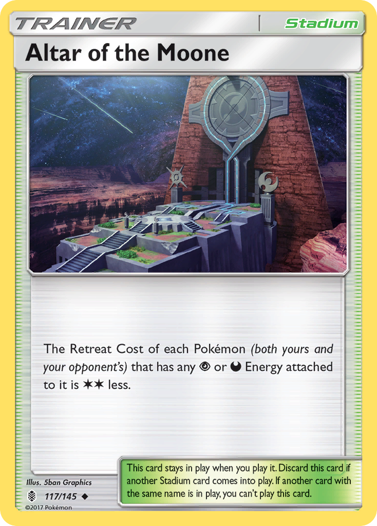 Altar of the Moone (117/145) [Sun & Moon: Guardians Rising] | Exor Games Bridgewater