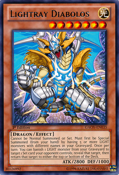 Lightray Diabolos [GAOV-EN035] Rare | Exor Games Bridgewater