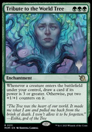 Tribute to the World Tree (Promo Pack) [March of the Machine Promos] | Exor Games Bridgewater