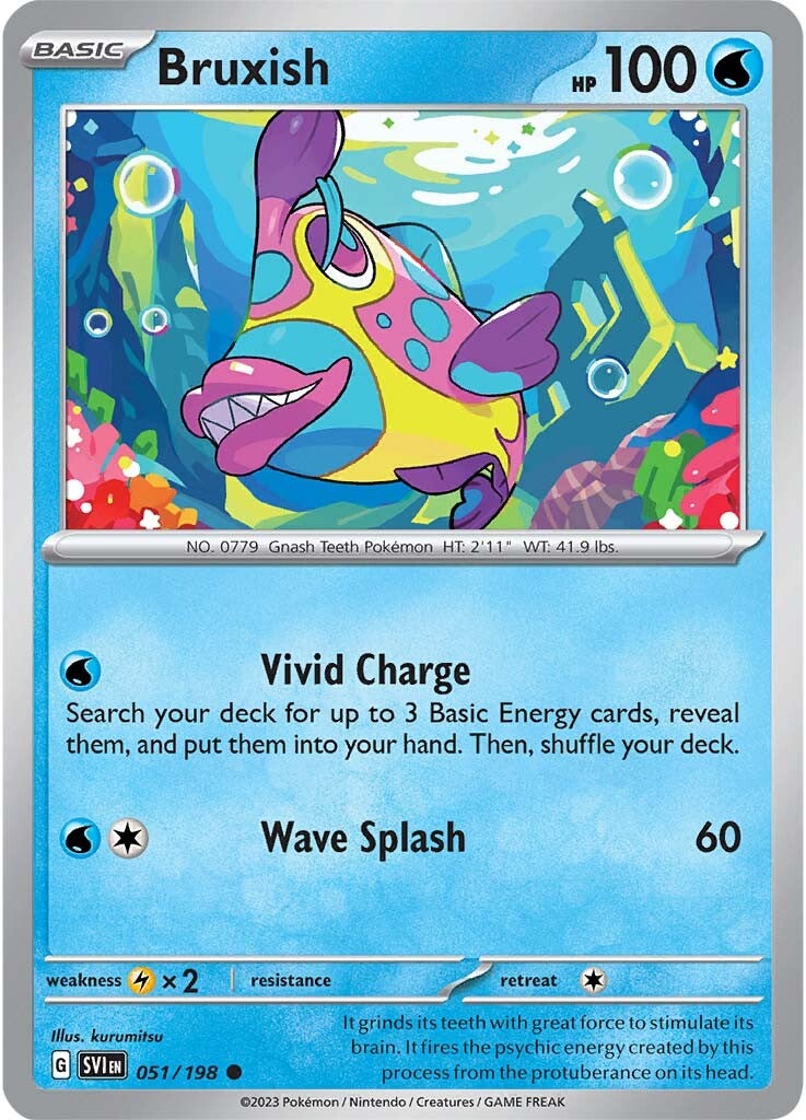 Bruxish (051/198) [Scarlet & Violet: Base Set] | Exor Games Bridgewater