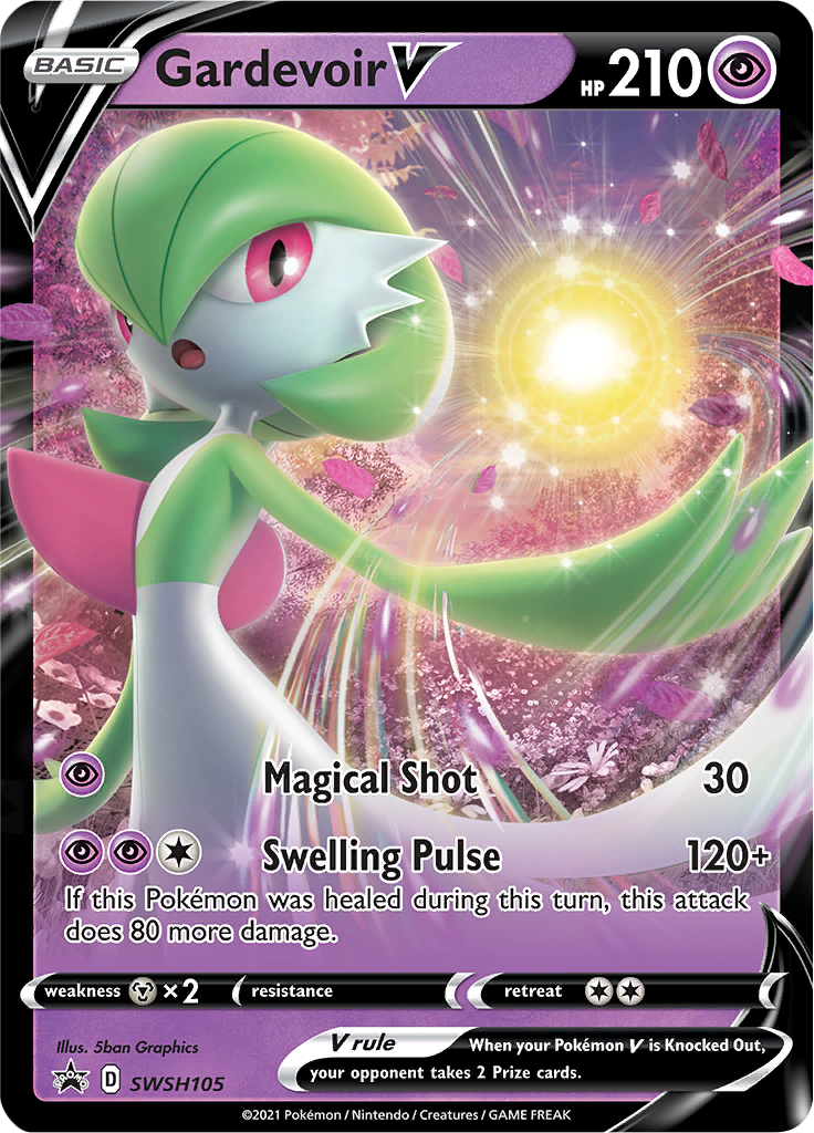 Gardevoir V (SWSH105) [Sword & Shield: Black Star Promos] | Exor Games Bridgewater