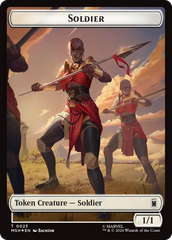 Copy // Soldier Double-Sided Token (Surge Foil) [Marvel Super Heroes Commander Tokens] | Exor Games Bridgewater