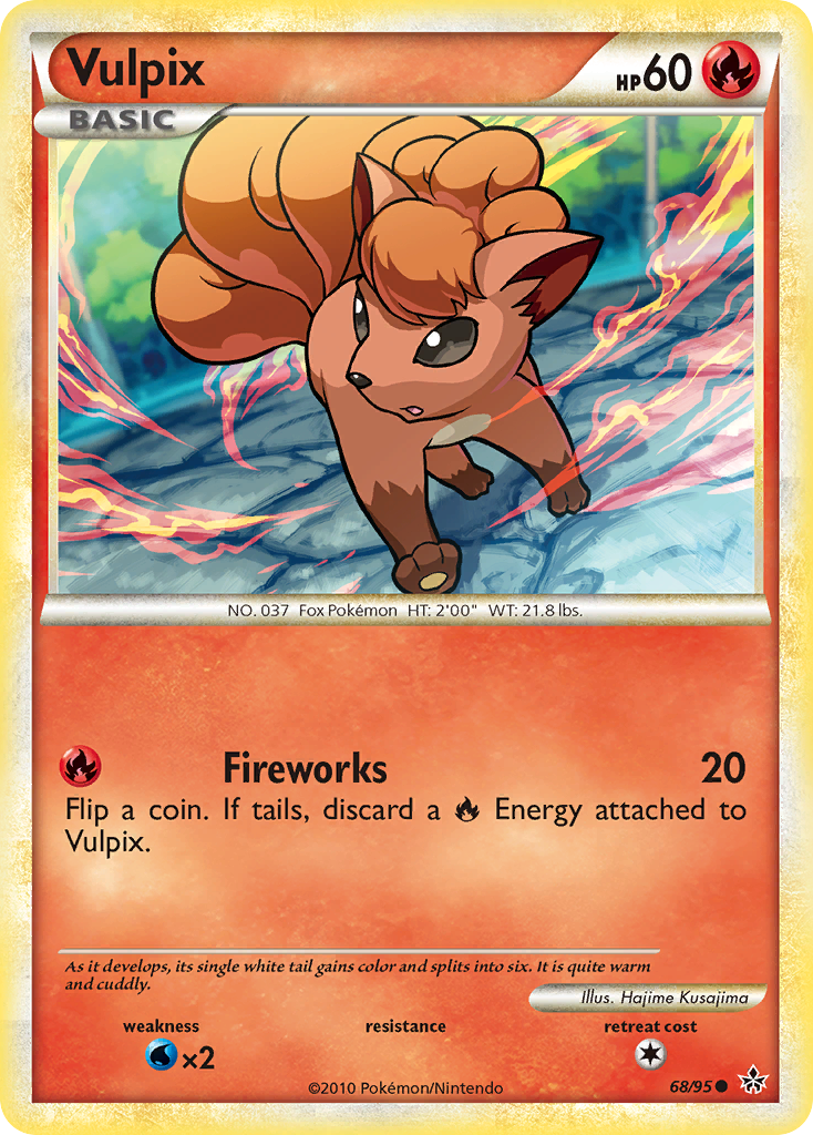 Vulpix (68/95) [HeartGold & SoulSilver: Unleashed] | Exor Games Bridgewater