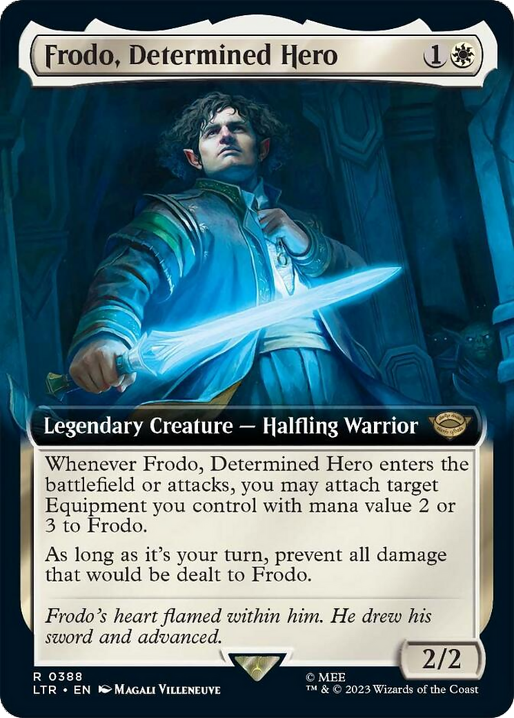 Frodo, Determined Hero (Extended Art) [The Lord of the Rings: Tales of Middle-Earth] | Exor Games Bridgewater