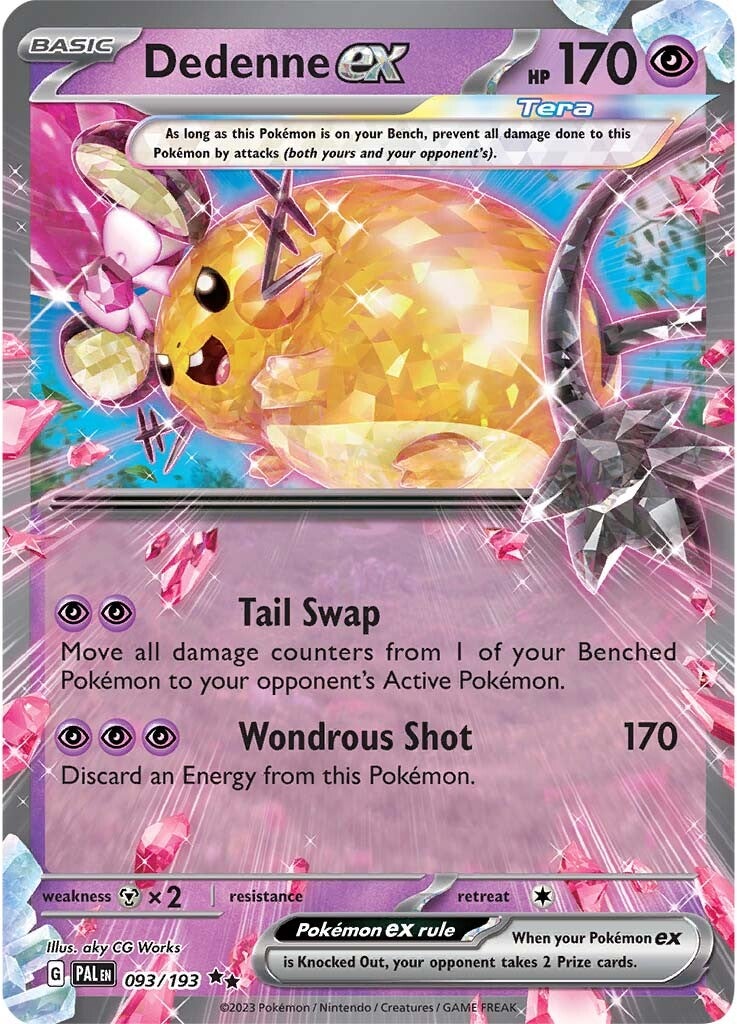 Dedenne ex (093/193) [Scarlet & Violet: Paldea Evolved] | Exor Games Bridgewater