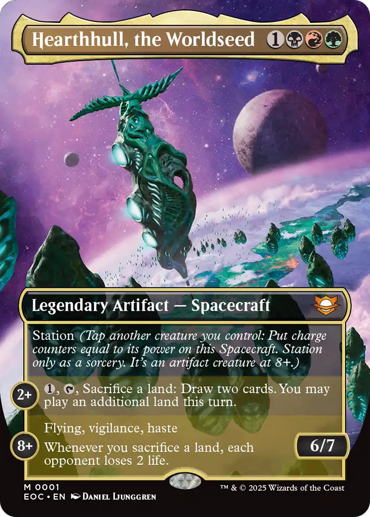 Hearthhull, the Worldseed (Borderless) [Edge of Eternities Commander] | Exor Games Bridgewater