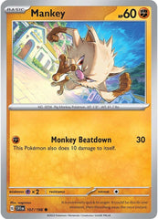 Mankey (107/198) [Scarlet & Violet: Base Set] | Exor Games Bridgewater