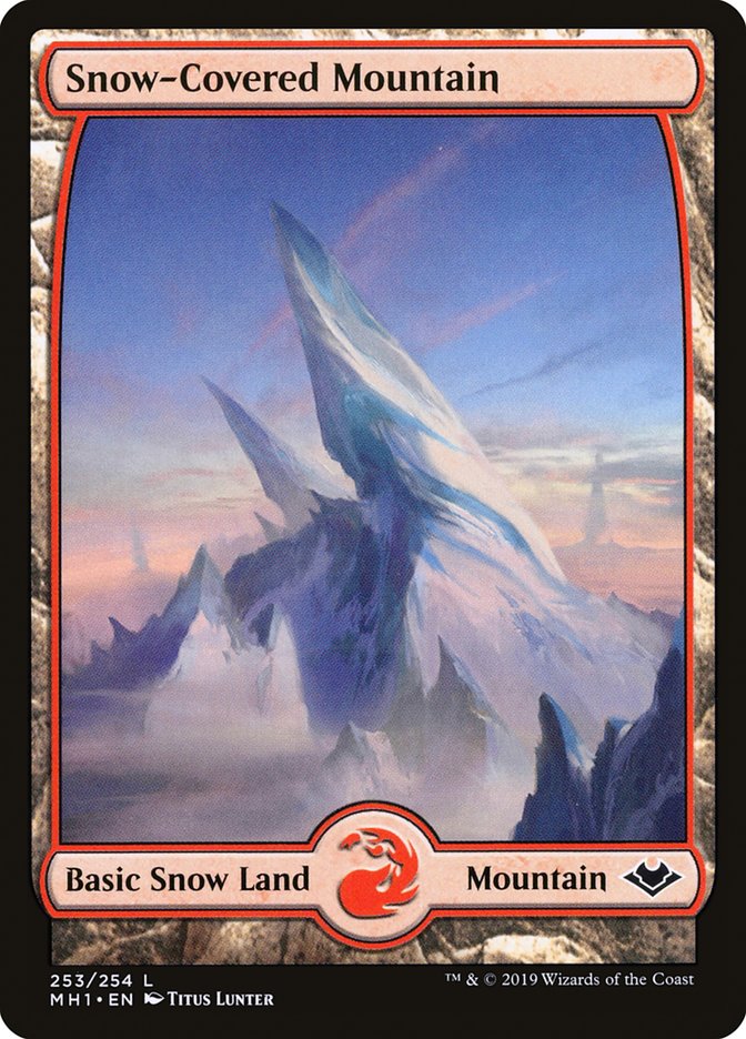 Snow-Covered Mountain [Modern Horizons] | Exor Games Bridgewater