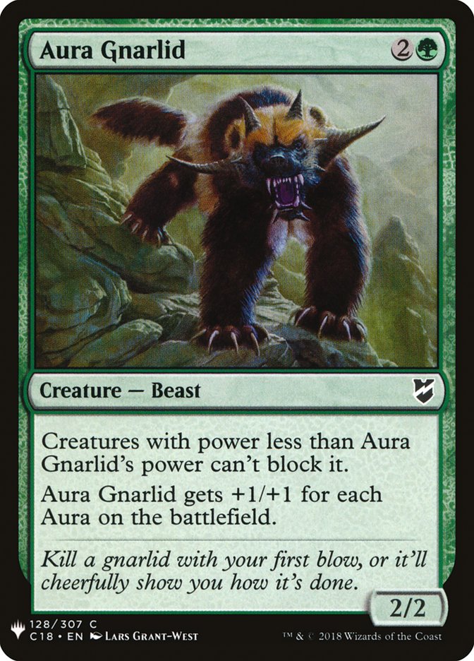 Aura Gnarlid [Mystery Booster] | Exor Games Bridgewater