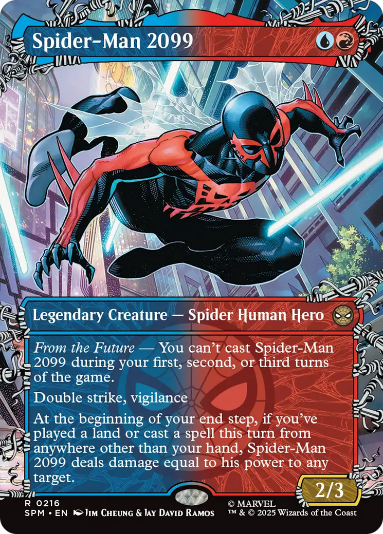 Spider-Man 2099 (0216) (Borderless) [Marvel's Spider-Man] | Exor Games Bridgewater