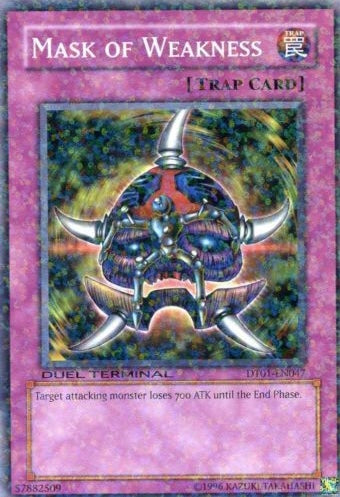 Mask of Weakness [DT01-EN047] Common | Exor Games Bridgewater