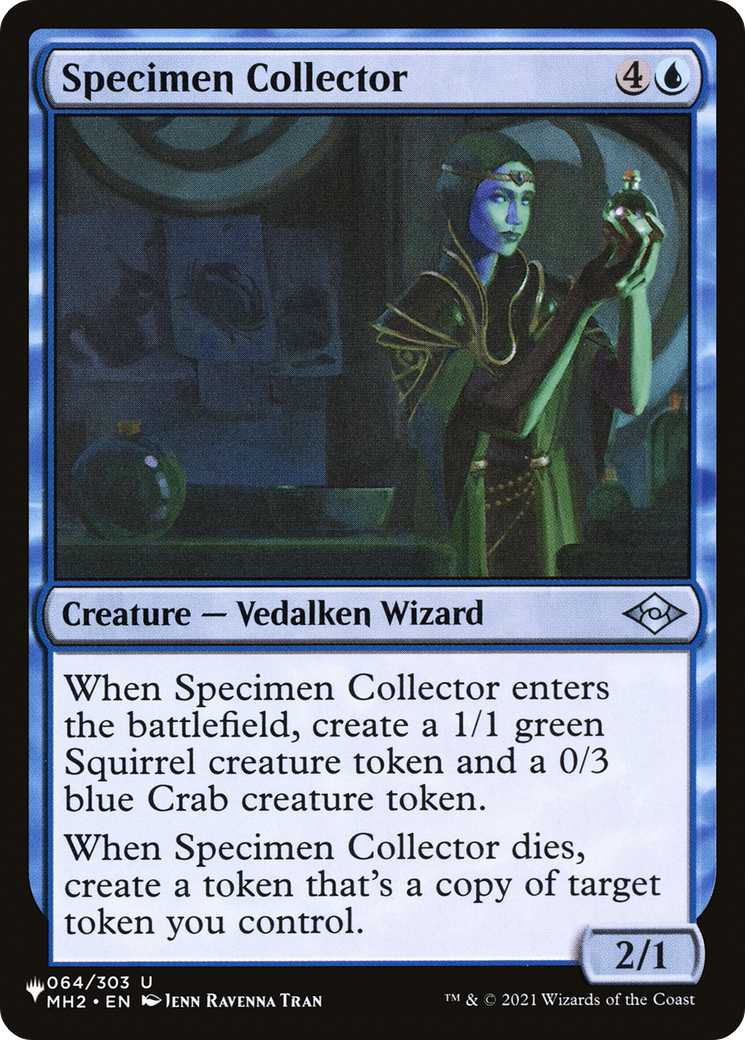 Specimen Collector [The List Reprints] | Exor Games Bridgewater