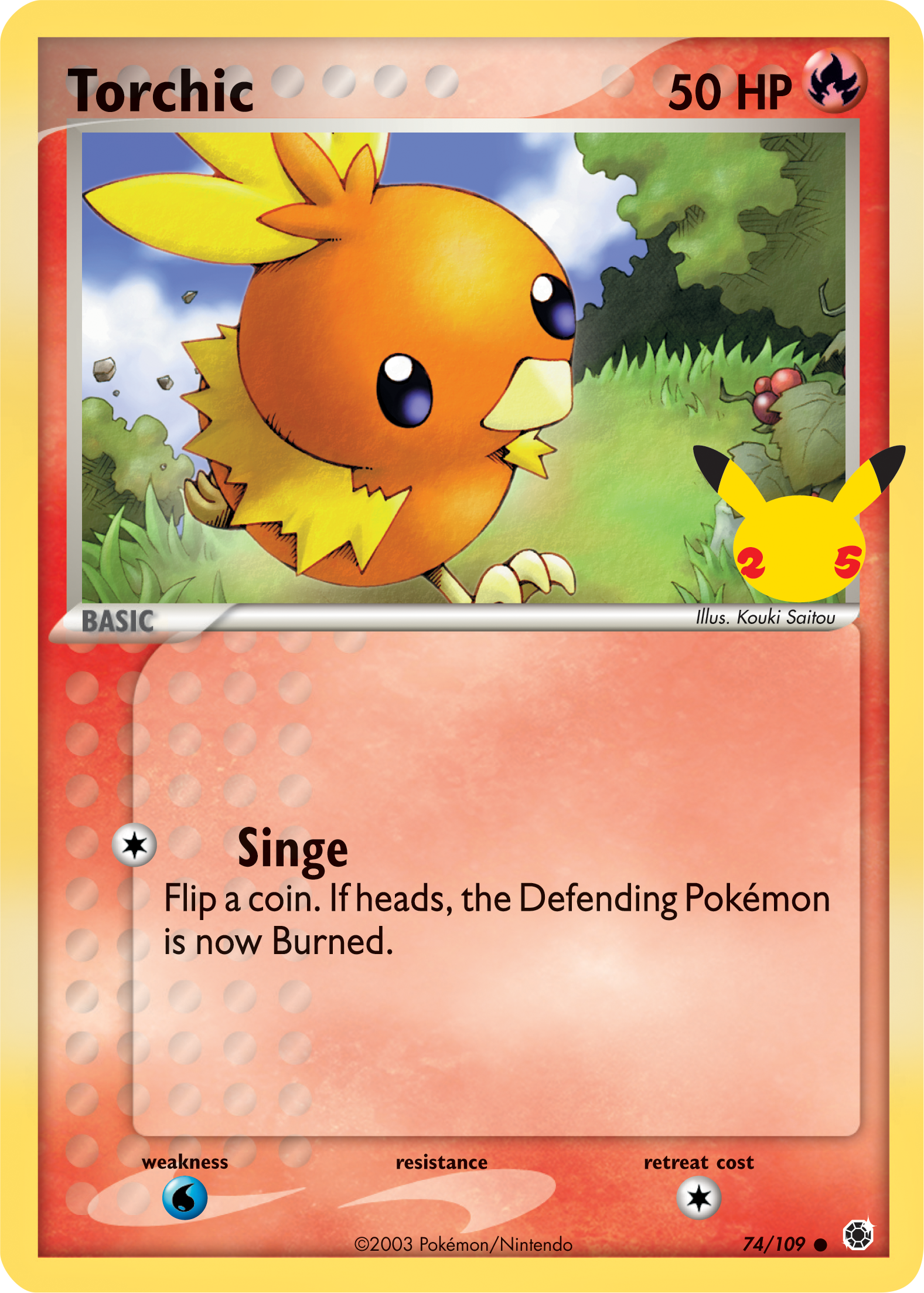 Torchic (74/109) (Jumbo Card) [First Partner Pack] | Exor Games Bridgewater