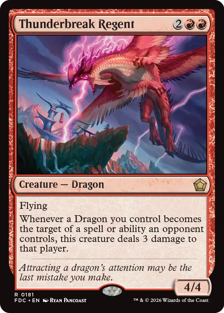 Thunderbreak Regent [Foundations Commander] | Exor Games Bridgewater