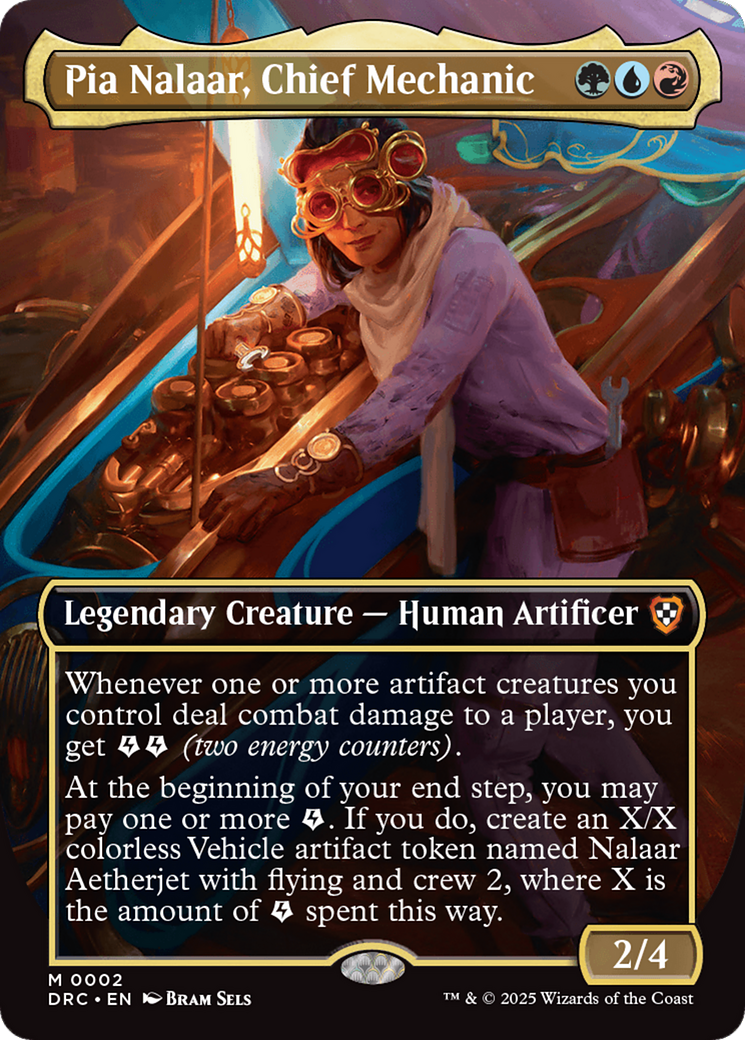 Pia Nalaar, Chief Mechanic (Borderless) [Aetherdrift Commander] | Exor Games Bridgewater