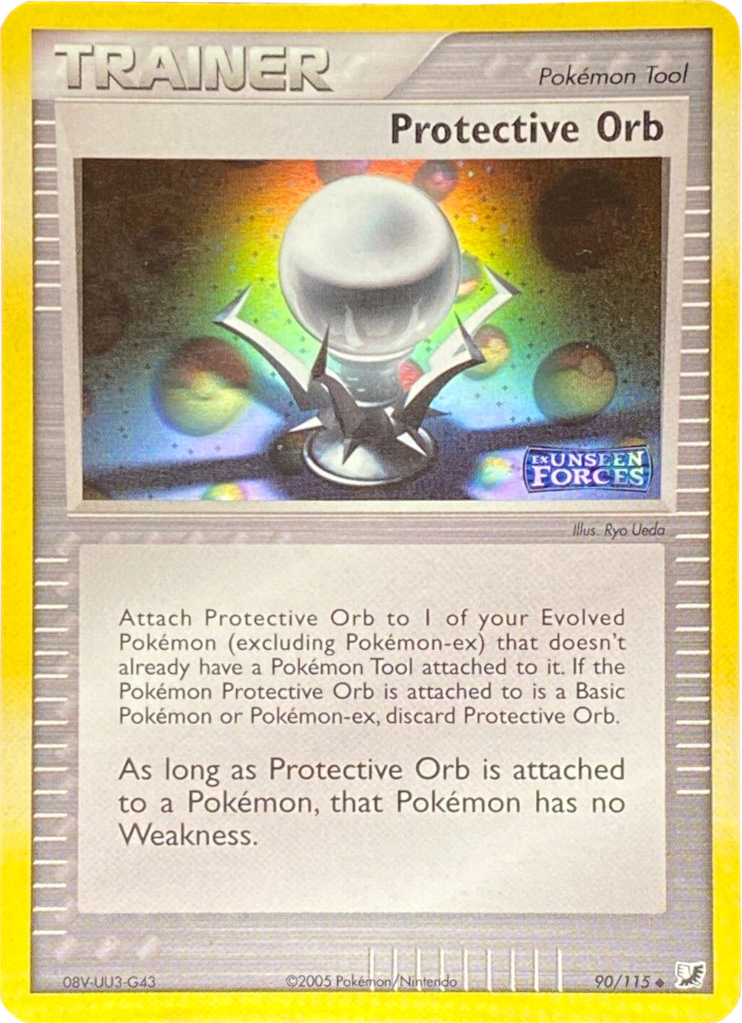 Protective Orb (90/115) (Stamped) [EX: Unseen Forces] | Exor Games Bridgewater