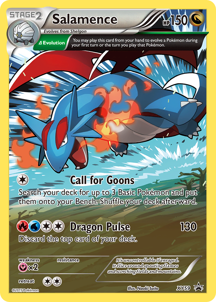 Salamence (XY59) [XY: Black Star Promos] | Exor Games Bridgewater