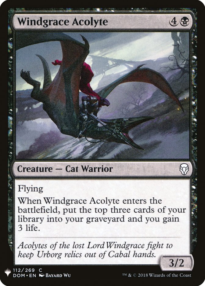 Windgrace Acolyte [Mystery Booster] | Exor Games Bridgewater