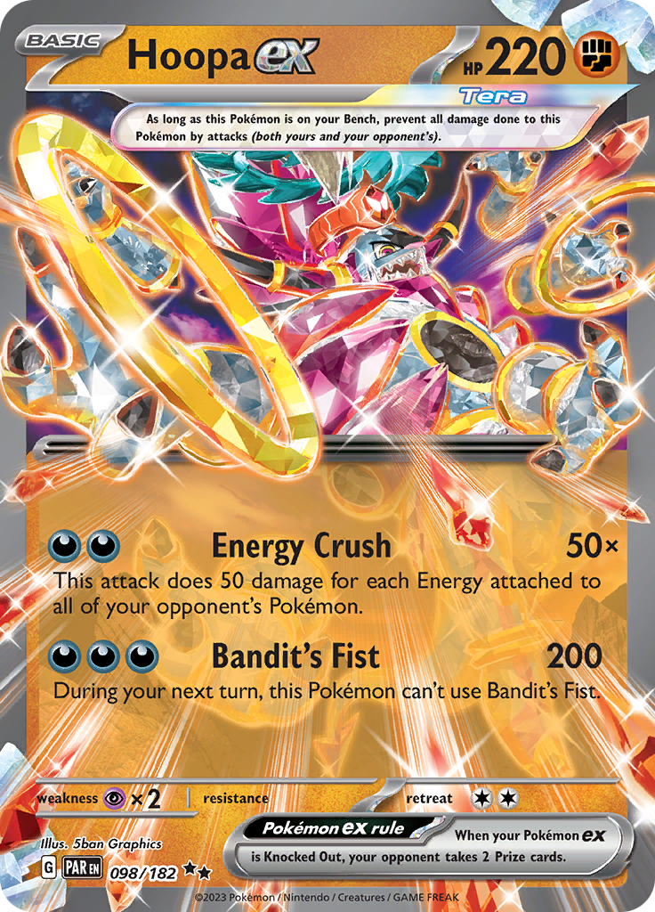 Hoopa ex (098/182) [Scarlet & Violet: Paradox Rift] | Exor Games Bridgewater