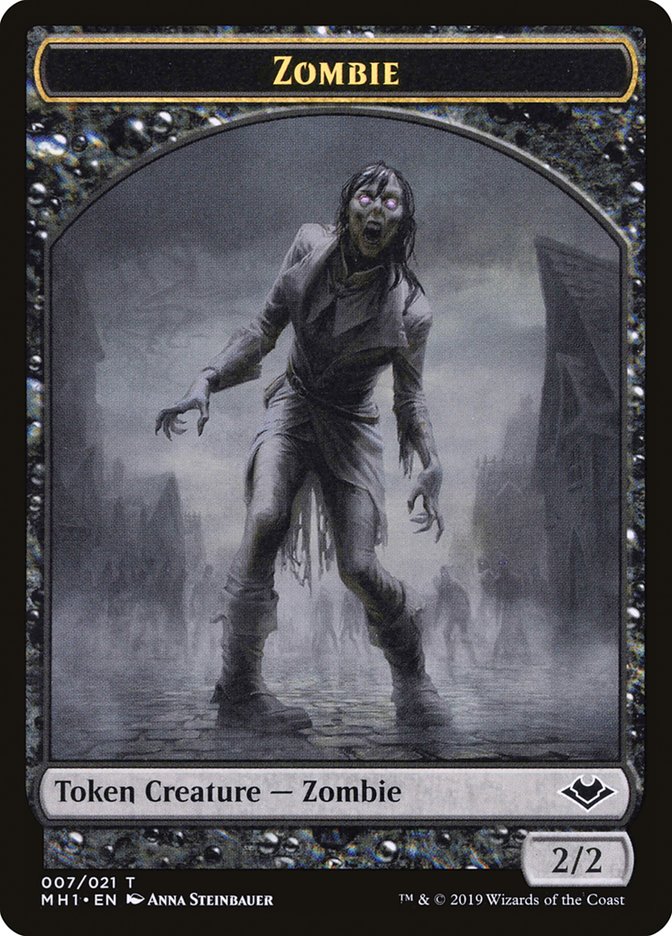 Zombie (007) // Myr (019) Double-Sided Token [Modern Horizons Tokens] | Exor Games Bridgewater