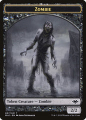 Marit Lage // Zombie Double-Sided Token [Modern Horizons Tokens] | Exor Games Bridgewater