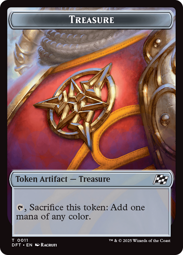 Treasure // Pilot Double-Sided Token [Aetherdrift Tokens] | Exor Games Bridgewater