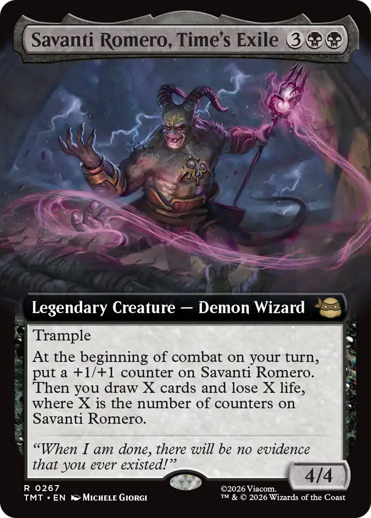 Savanti Romero, Time's Exile (Extended Art) [Teenage Mutant Ninja Turtles] | Exor Games Bridgewater
