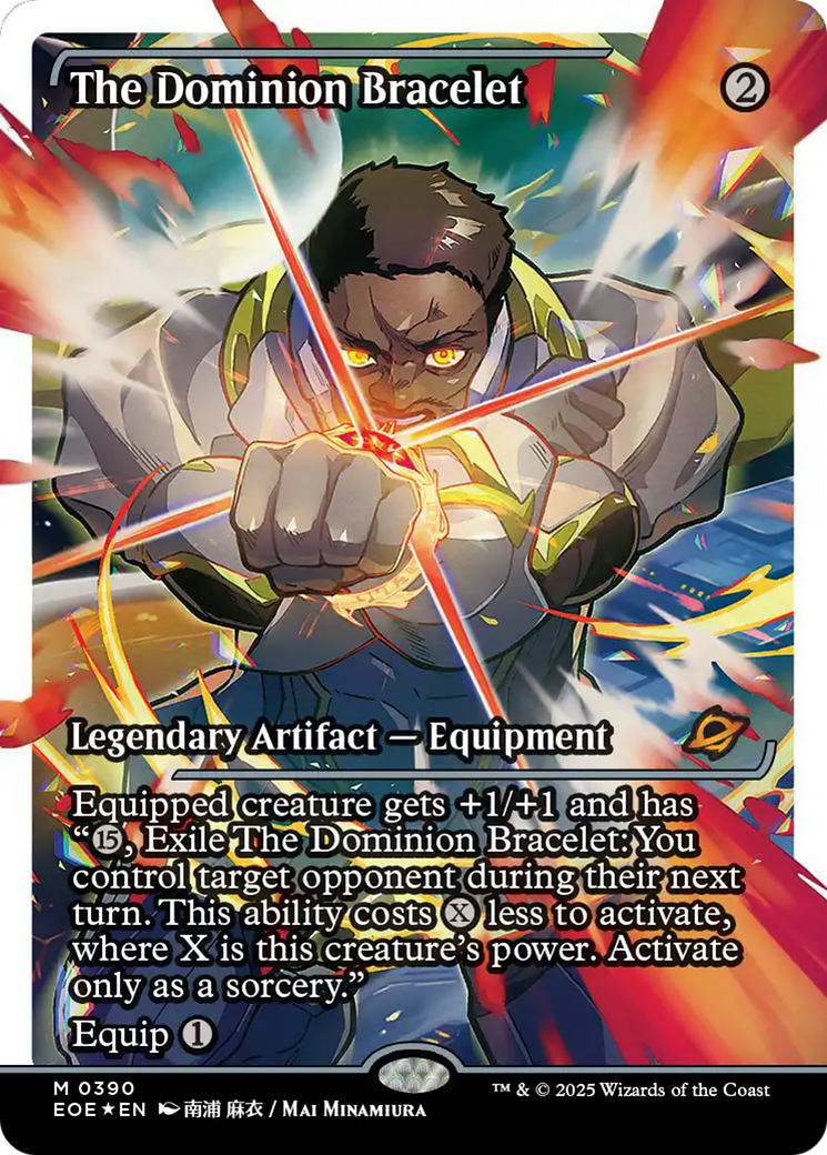 The Dominion Bracelet (Showcase) (Fracture Foil) [Edge of Eternities] | Exor Games Bridgewater