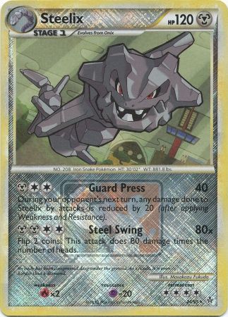 Steelix (24/95) (League Promo) [HeartGold & SoulSilver: Unleashed] | Exor Games Bridgewater