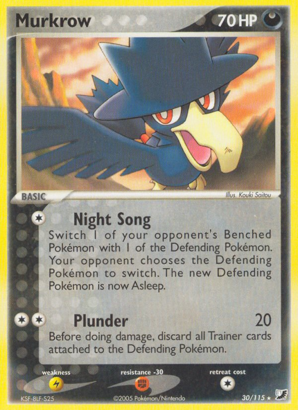 Murkrow (30/115) [EX: Unseen Forces] | Exor Games Bridgewater