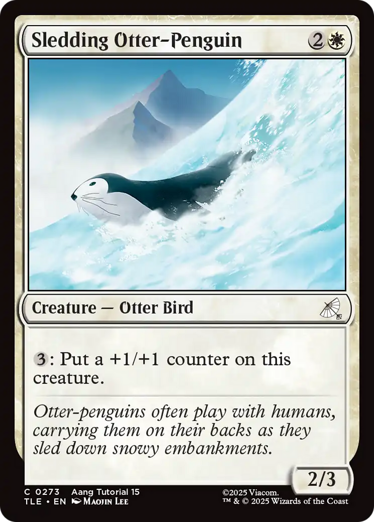 Sledding Otter-Penguin (0273) [Avatar: The Last Airbender: Eternal-Legal] | Exor Games Bridgewater
