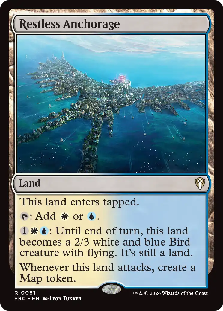 Restless Anchorage [Reality Fracture Commander] | Exor Games Bridgewater