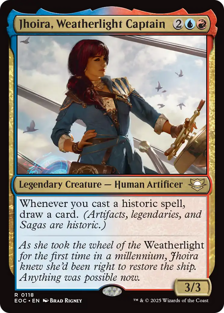Jhoira, Weatherlight Captain [Edge of Eternities Commander] | Exor Games Bridgewater