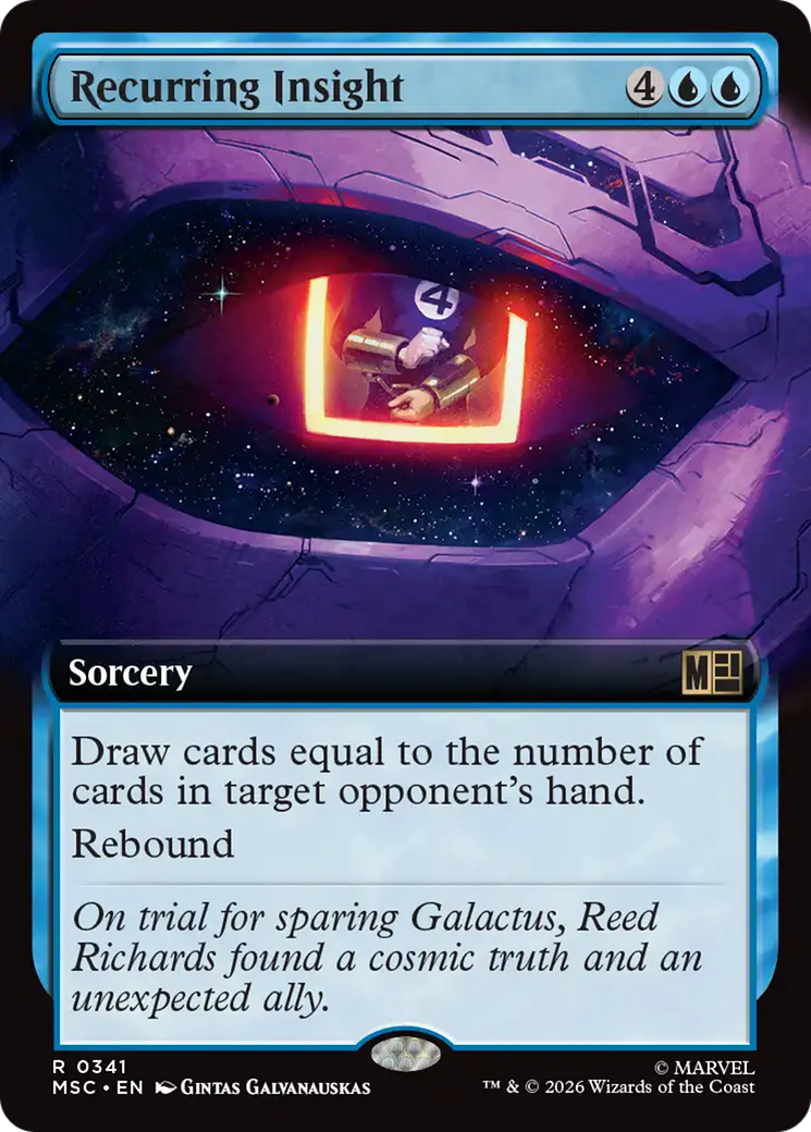 Recurring Insight (Extended Art) [Marvel Super Heroes Commander] | Exor Games Bridgewater
