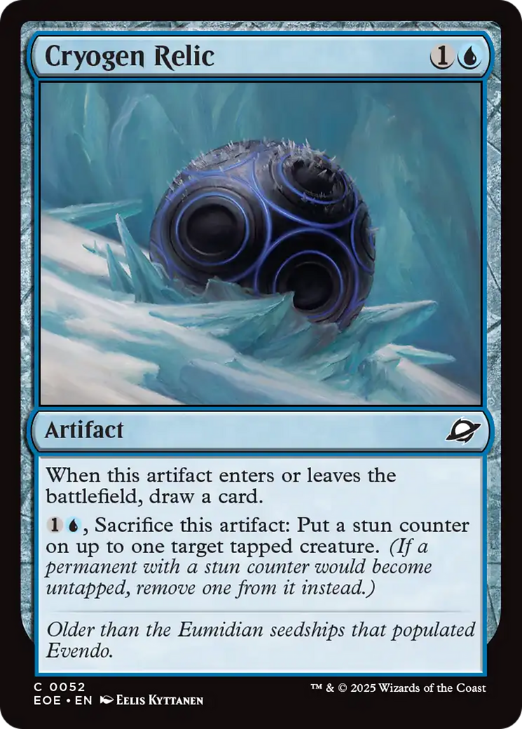 Cryogen Relic [Edge of Eternities] | Exor Games Bridgewater