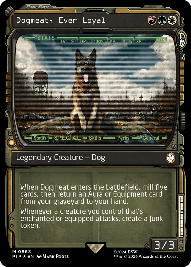 Dogmeat, Ever Loyal (Showcase) (Surge Foil) [Fallout] | Exor Games Bridgewater