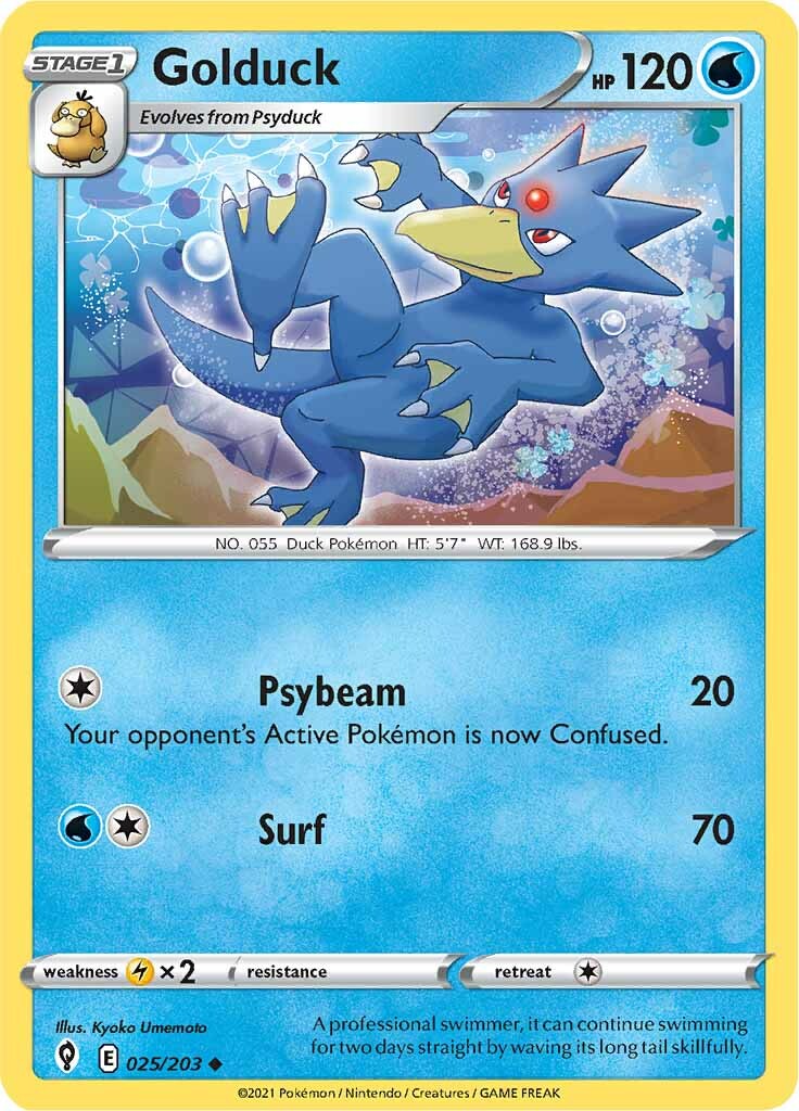 Golduck (025/203) [Sword & Shield: Evolving Skies] | Exor Games Bridgewater