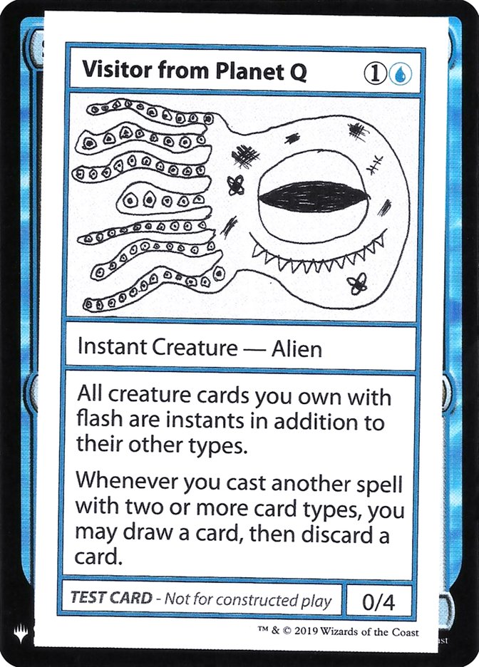 Visitor from Planet Q [Mystery Booster Playtest Cards] | Exor Games Bridgewater