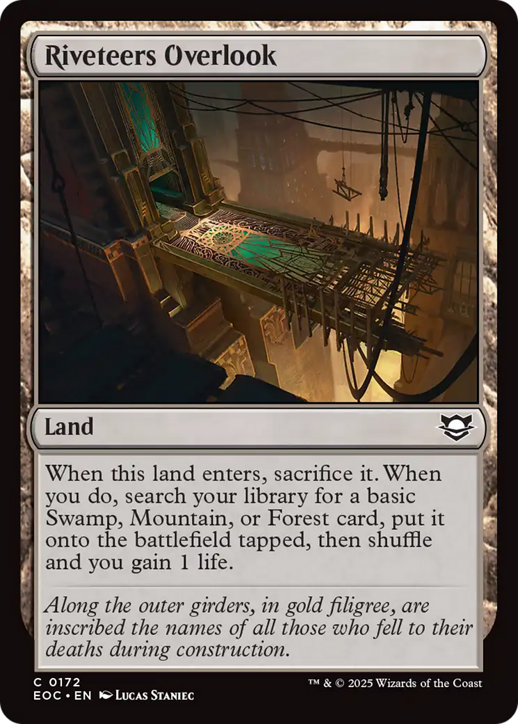 Riveteers Overlook [Edge of Eternities Commander] | Exor Games Bridgewater