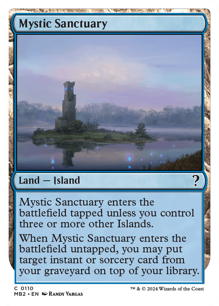 Mystic Sanctuary (White Border) [Mystery Booster 2] | Exor Games Bridgewater