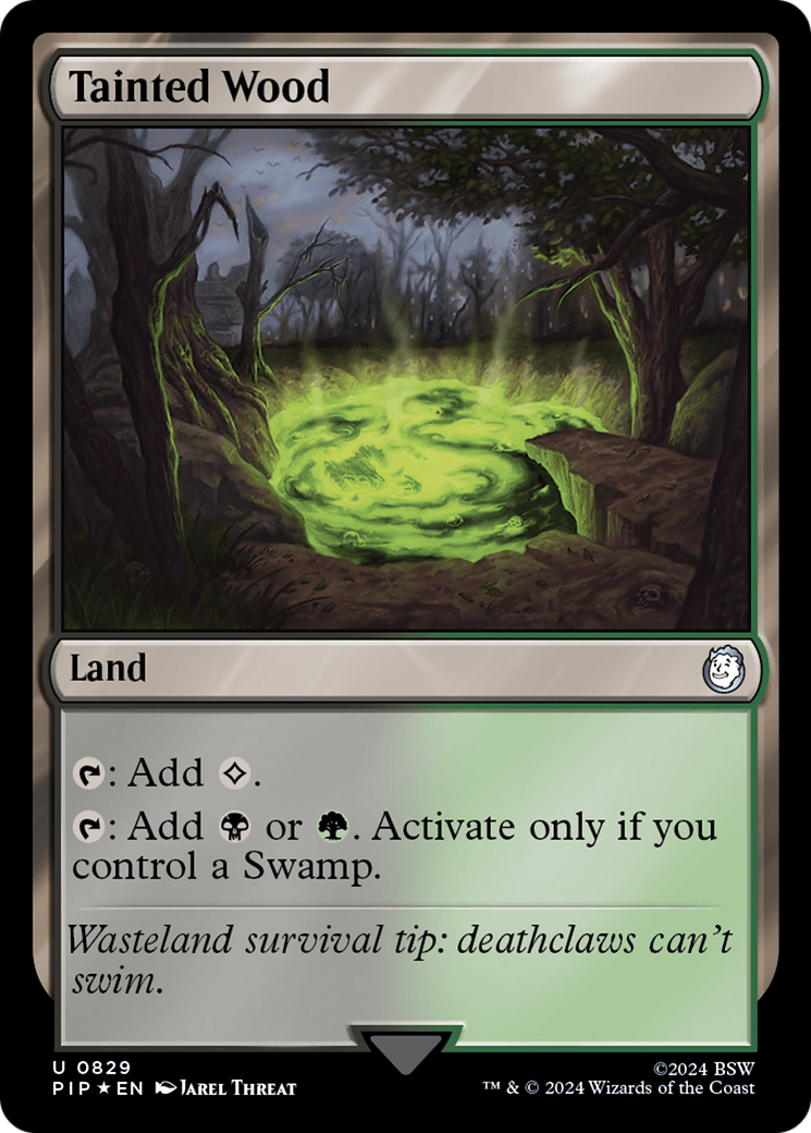 Tainted Wood (Surge Foil) [Fallout] | Exor Games Bridgewater