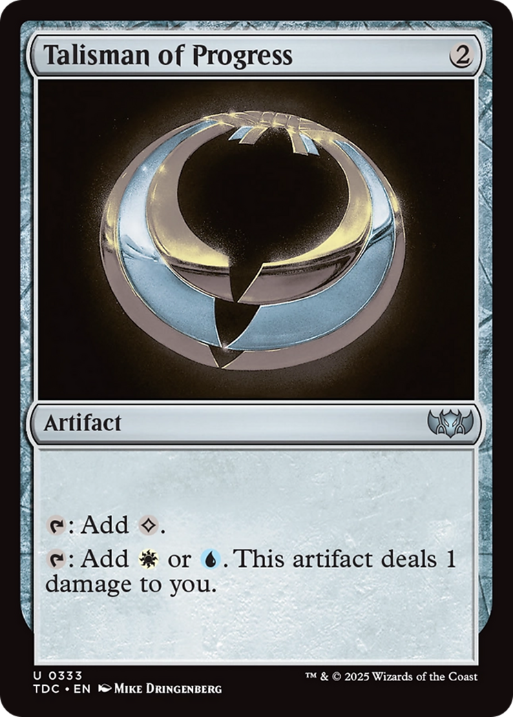 Talisman of Progress [Tarkir: Dragonstorm Commander] | Exor Games Bridgewater