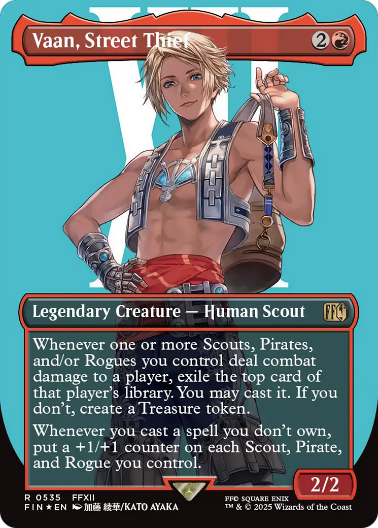 Vaan, Street Thief (Borderless) (Surge Foil) [FINAL FANTASY] | Exor Games Bridgewater