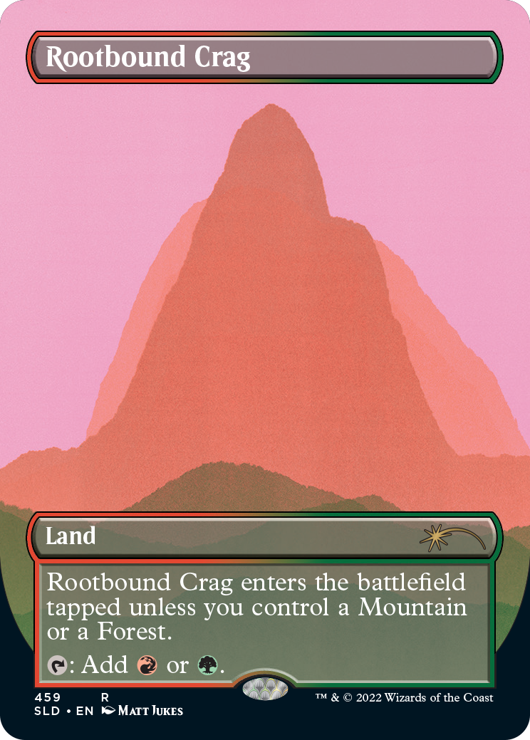 Rootbound Crag (Borderless) [Secret Lair Drop Series] | Exor Games Bridgewater