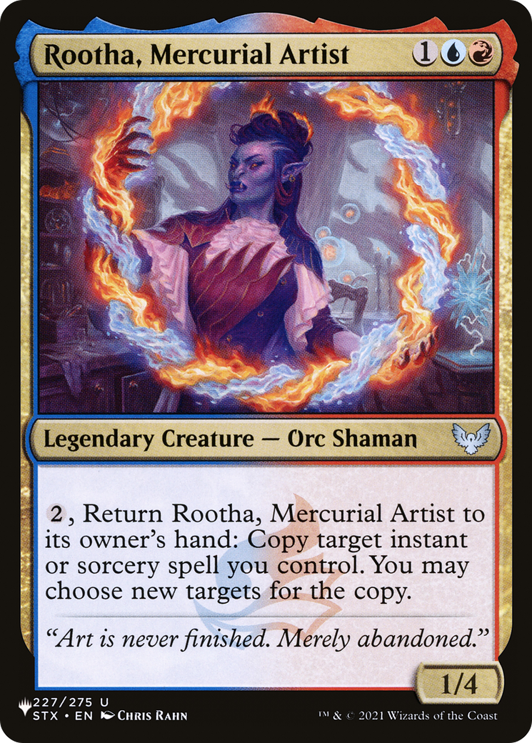 Rootha, Mercurial Artist [The List] | Exor Games Bridgewater