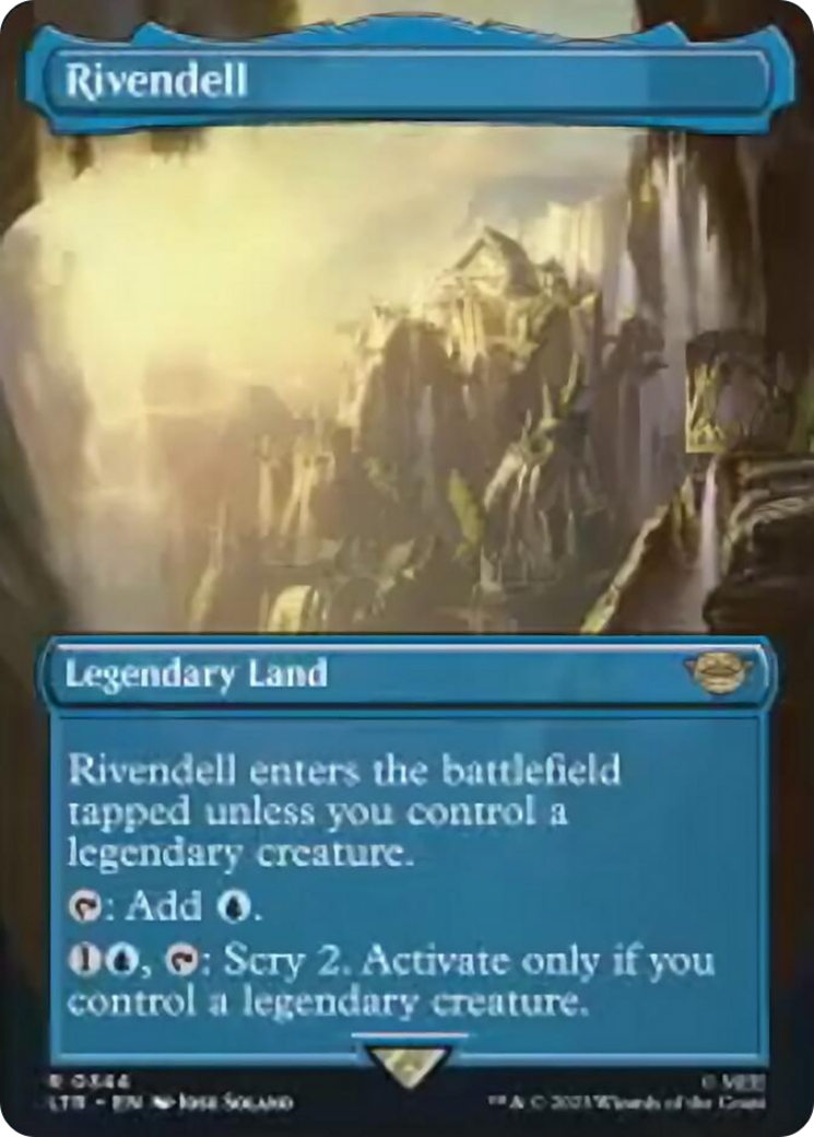 Rivendell (Borderless Alternate Art) [The Lord of the Rings: Tales of Middle-Earth] | Exor Games Bridgewater