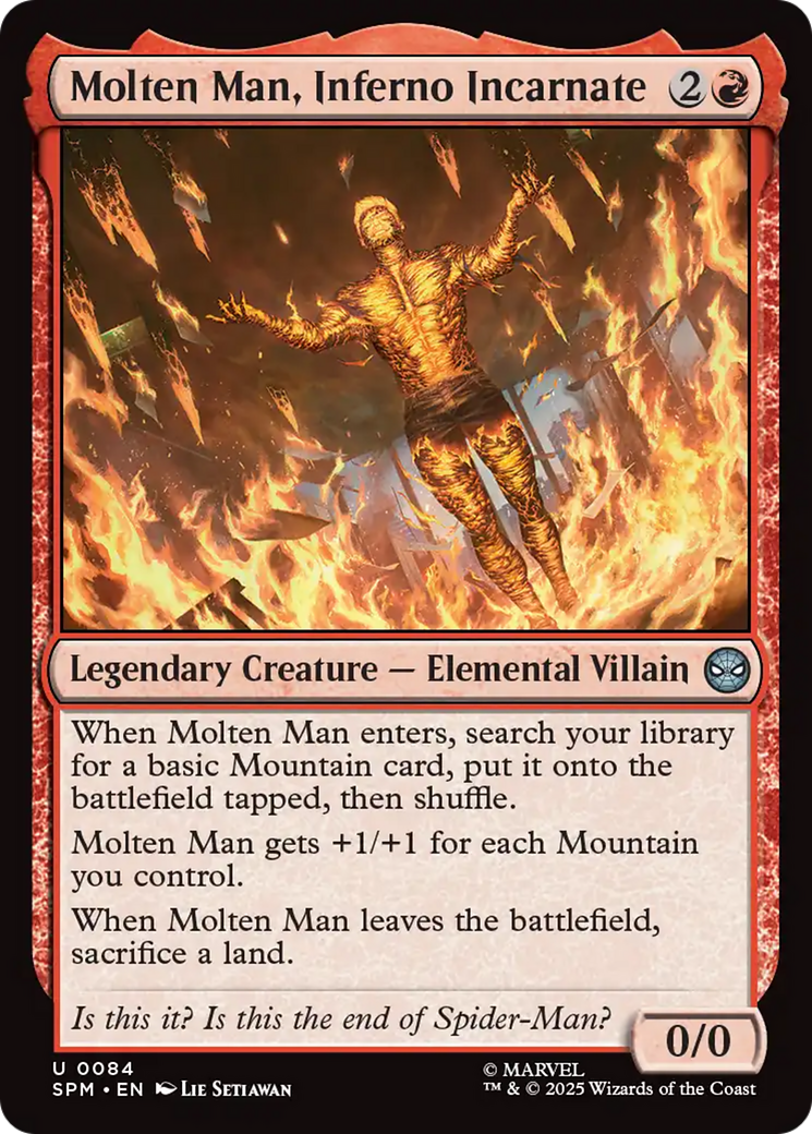 Molten Man, Inferno Incarnate [Marvel's Spider-Man] | Exor Games Bridgewater