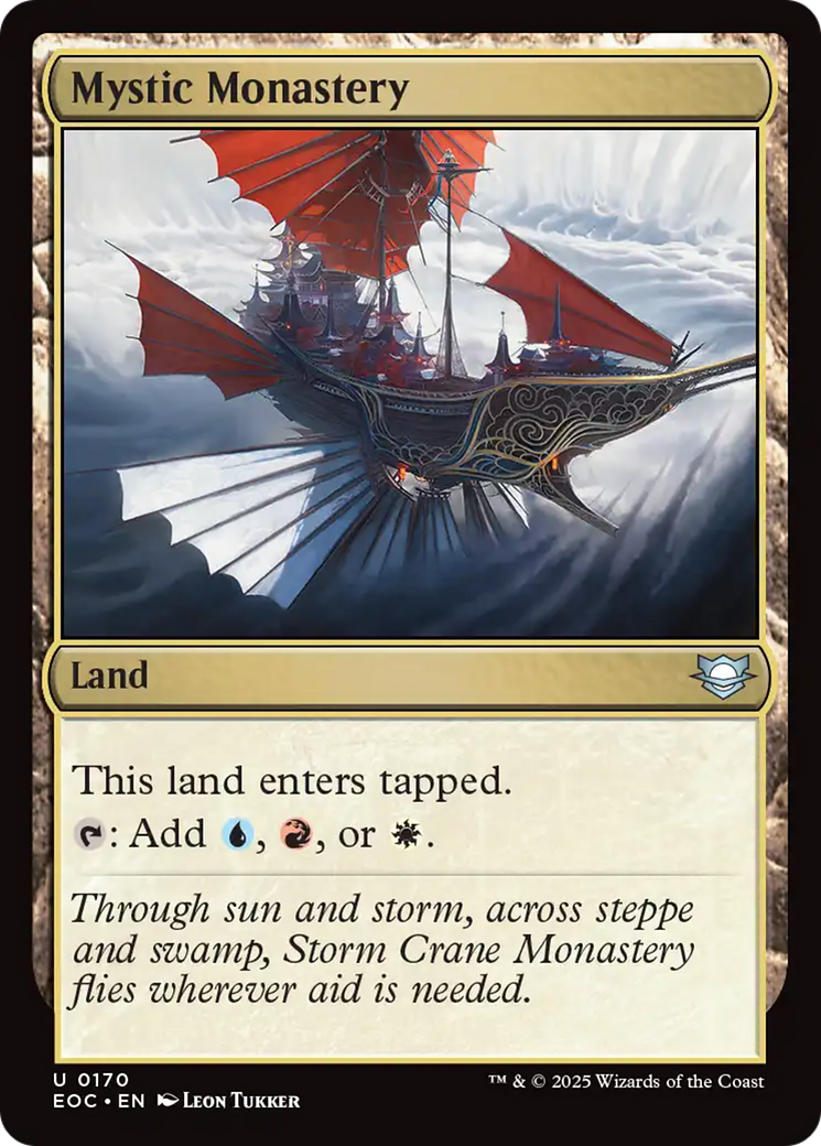 Mystic Monastery [Edge of Eternities Commander] | Exor Games Bridgewater